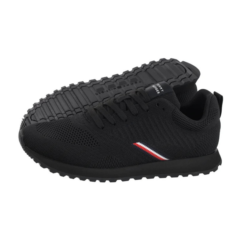 Tommy Hilfiger New Runner Eva Corpo Knit Black FM0FM05648 BDS (TH1351-a) sportiniai bateliai