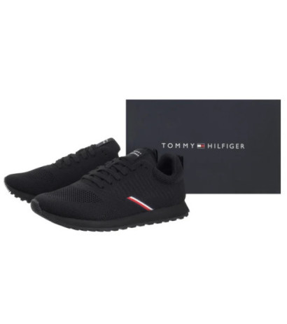 Tommy Hilfiger New Runner Eva Corpo Knit Black FM0FM05648 BDS (TH1351-a) sportiniai bateliai