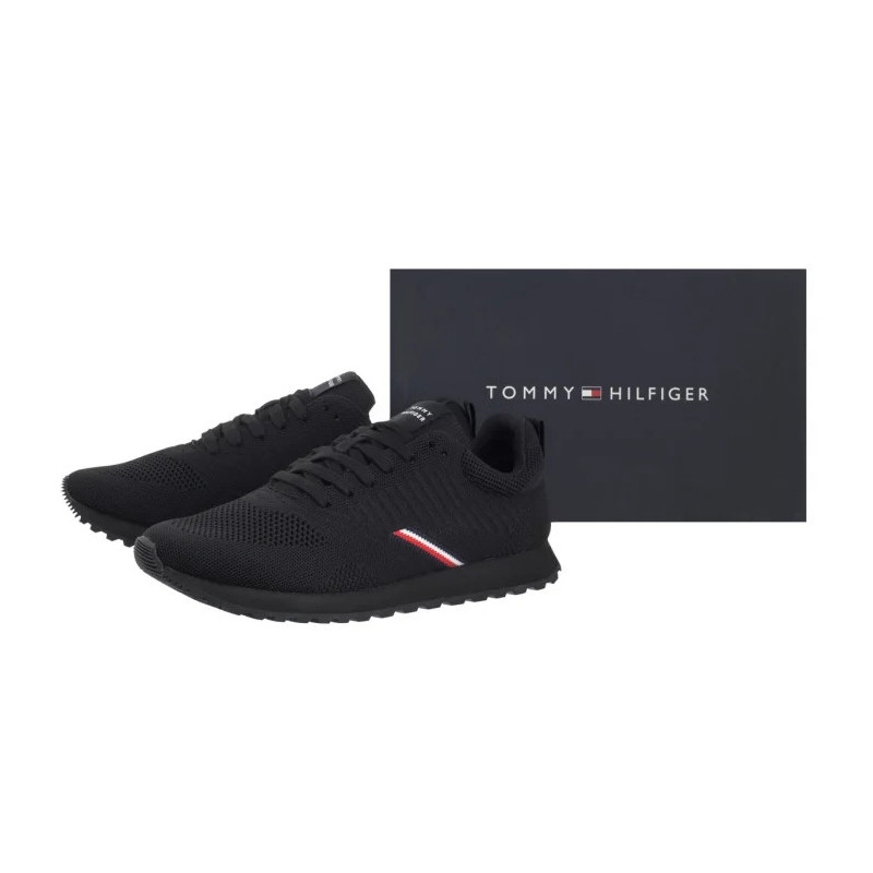 Tommy Hilfiger New Runner Eva Corpo Knit Black FM0FM05648 BDS (TH1351-a) sportiniai bateliai