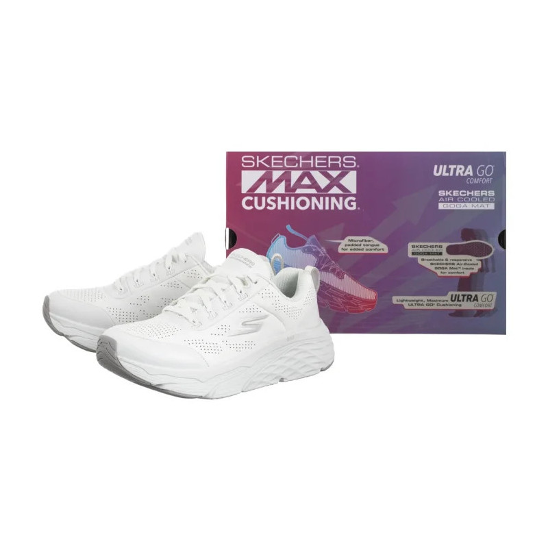 Skechers Max Cushioning Elite Step-Up White/Silver 128044/WSL (SK255-a) sportiniai bateliai