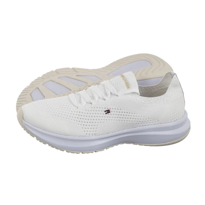 Tommy Hilfiger TH Knit Runner White FW0FW08813 YBR (TH1347-a) sportiniai bateliai