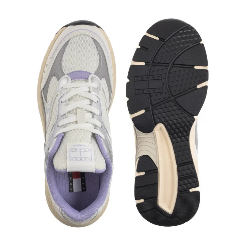 Tommy Hilfiger Archive'25 Ecru/Pale Amethyst EN0EN02809 02R (TH1352-a) sportiniai bateliai