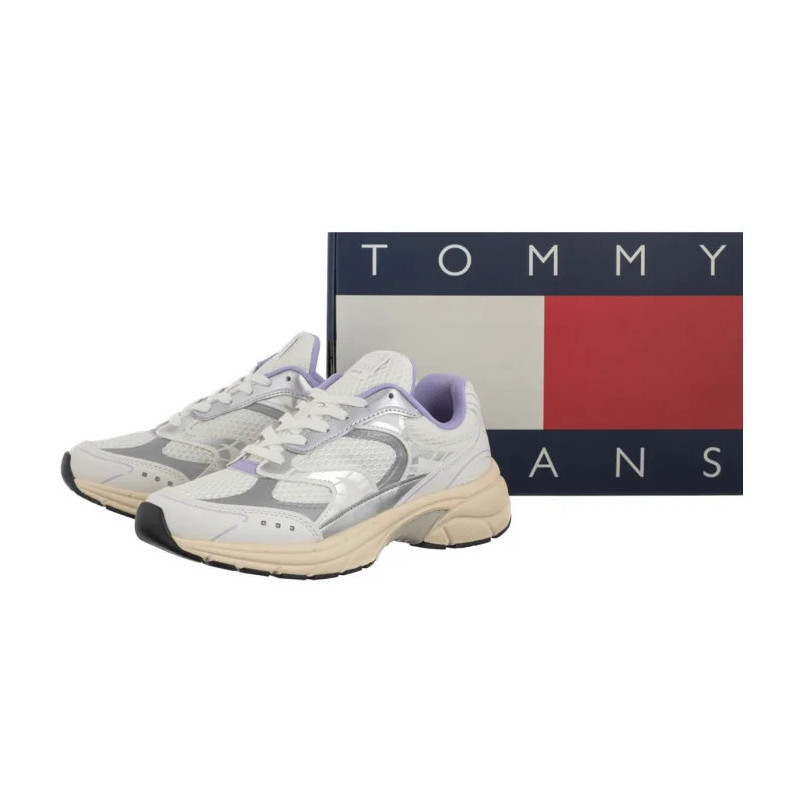 Tommy Hilfiger Archive'25 Ecru/Pale Amethyst EN0EN02809 02R (TH1352-a) sportiniai bateliai
