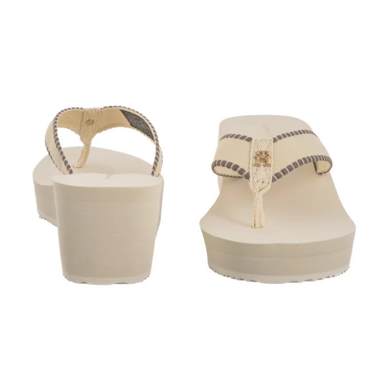 Tommy Hilfiger Wedge Beach Sandal Muslin FW0FW08738 ACJ (TH1353-a) šlepetės