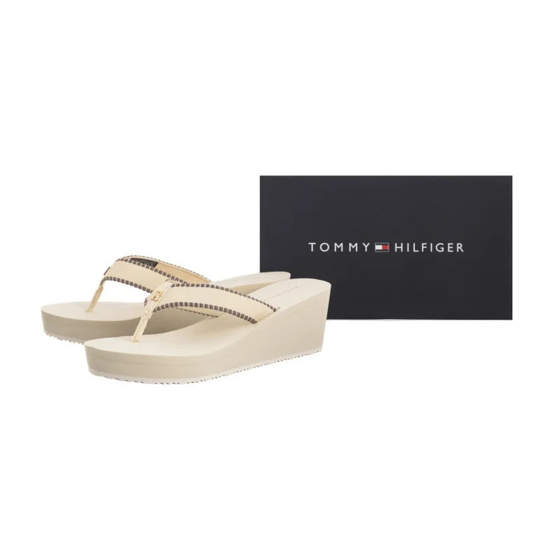 Tommy Hilfiger Wedge Beach Sandal Muslin FW0FW08738 ACJ (TH1353-a) šlepetės