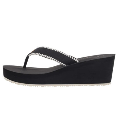 Tommy Hilfiger Wedge Beach Sandal Black FW0FW08738 BDS (TH1353-b) batai