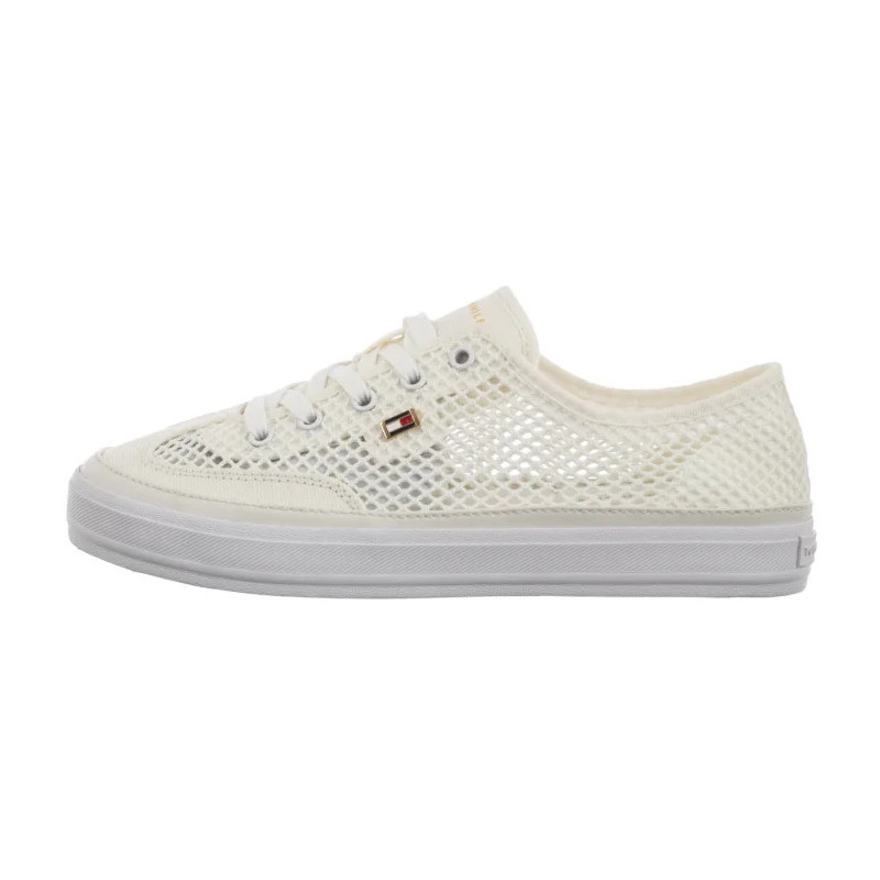 Tommy Hilfiger TH Open Mesh Vulc Sneaker Ecru FW0FW08684 YBL (TH1355-a) sportiniai bateliai