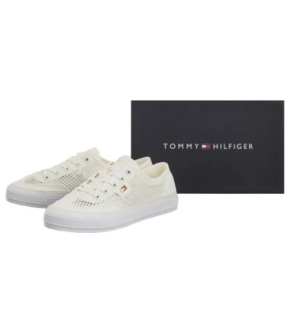 Tommy Hilfiger TH Open Mesh Vulc Sneaker Ecru FW0FW08684 YBL (TH1355-a) sportiniai bateliai