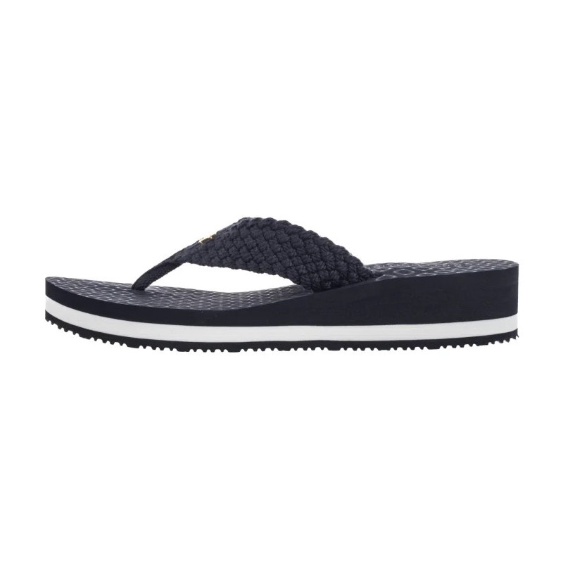 Tommy Hilfiger TH Crochet Mid Beach Sandal Space Blue FW0FW08737 DW6 (TH1357-a) šlepetės