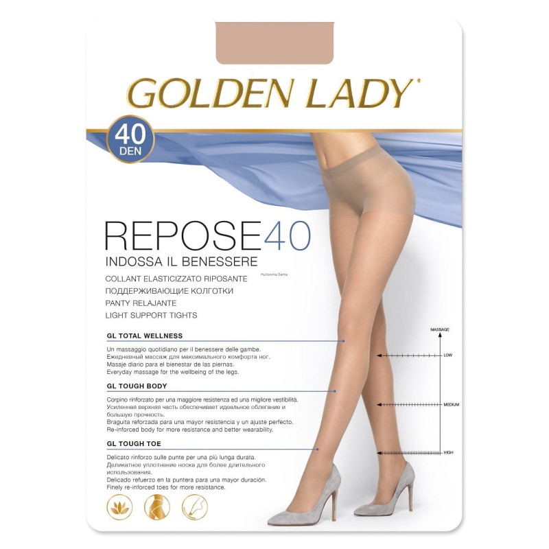 Golden Lady korekcinė pėdkelnės su likra