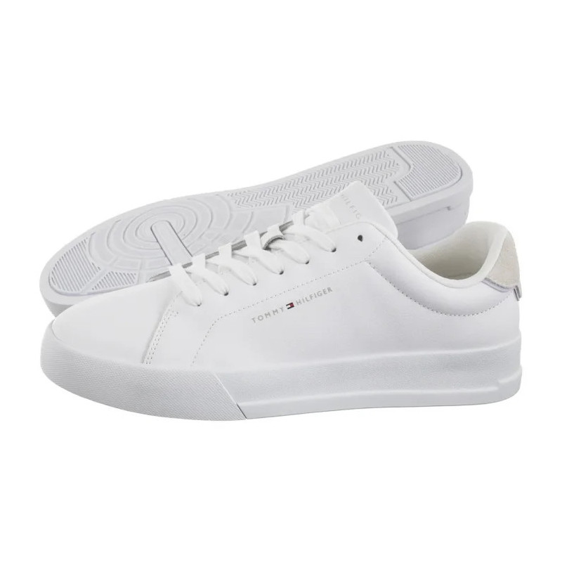 Tommy Hilfiger TH Court Lth Detail Ess White FM0FM05367 YBS (TH1219-c) sportiniai bateliai