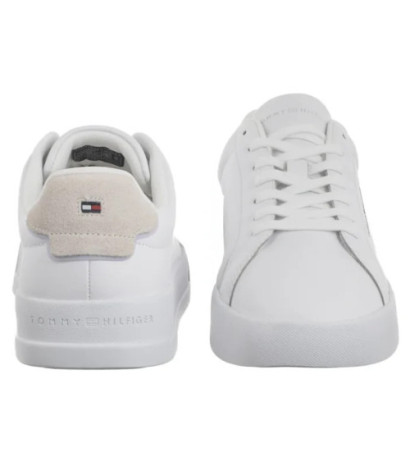 Tommy Hilfiger TH Court Lth Detail Ess White FM0FM05367 YBS (TH1219-c) sportiniai bateliai