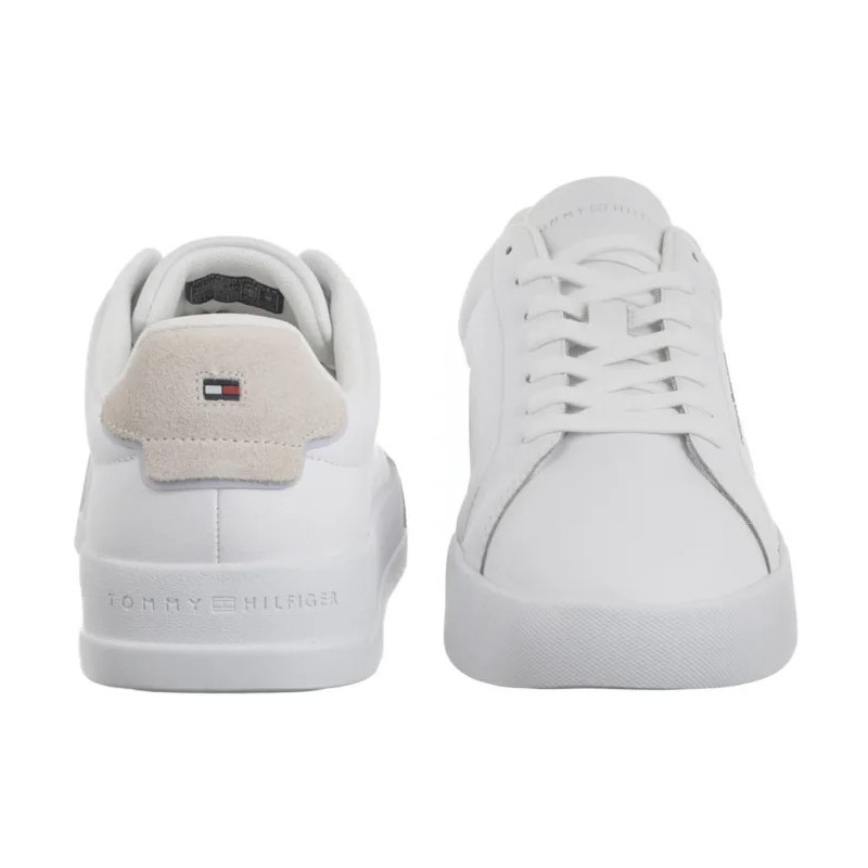 Tommy Hilfiger TH Court Lth Detail Ess White FM0FM05367 YBS (TH1219-c) sportiniai bateliai