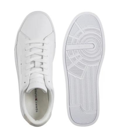 Tommy Hilfiger TH Court Lth Detail Ess White FM0FM05367 YBS (TH1219-c) sportiniai bateliai