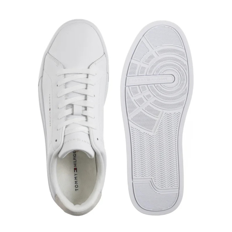 Tommy Hilfiger TH Court Lth Detail Ess White FM0FM05367 YBS (TH1219-c) sportiniai bateliai