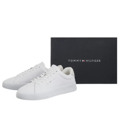 Tommy Hilfiger TH Court Lth Detail Ess White FM0FM05367 YBS (TH1219-c) sportiniai bateliai