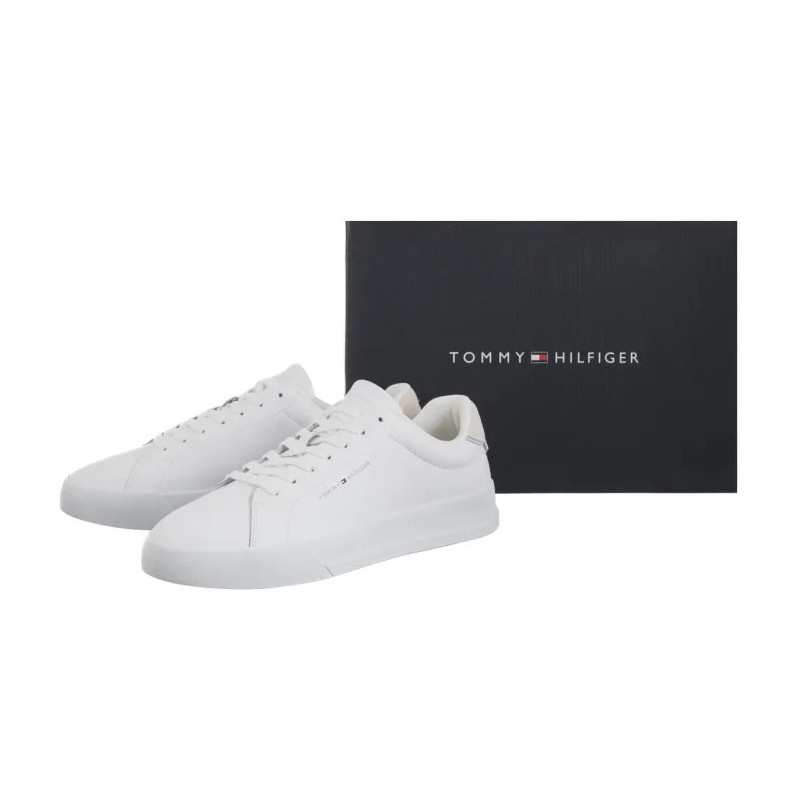 Tommy Hilfiger TH Court Lth Detail Ess White FM0FM05367 YBS (TH1219-c) sportiniai bateliai