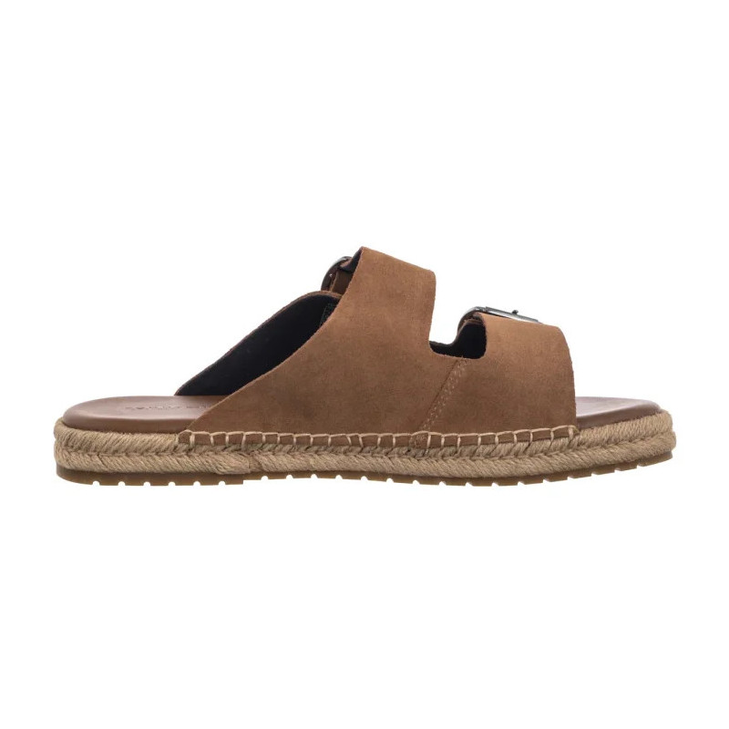 Tommy Hilfiger Flex Jutte Hilfiger Suede Sandal Fudge Brown FM0FM05503 GQM (TH1361-a) šlepetės