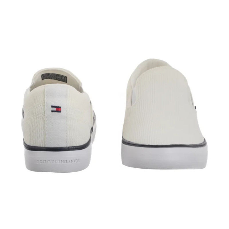 Tommy Hilfiger TH Hi Vulc Core Low II Slipon White FM0FM005514 YBS (TH1362-a) sportiniai bateliai 