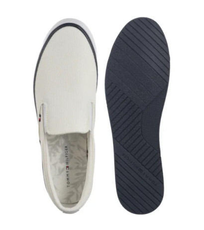 Tommy Hilfiger TH Hi Vulc Core Low II Slipon White FM0FM005514 YBS (TH1362-a) sportiniai bateliai 