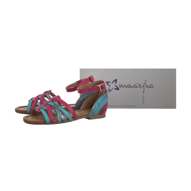 Maciejka Różowe/Niebieskie 06974-39/00-1 (MA1401-a) sandalai