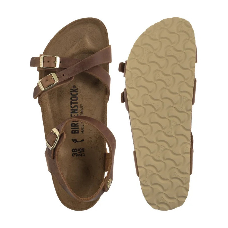 Birkenstock Kumba Cognac 1021489 (BK315-a) Moteriški batai/šlepetės