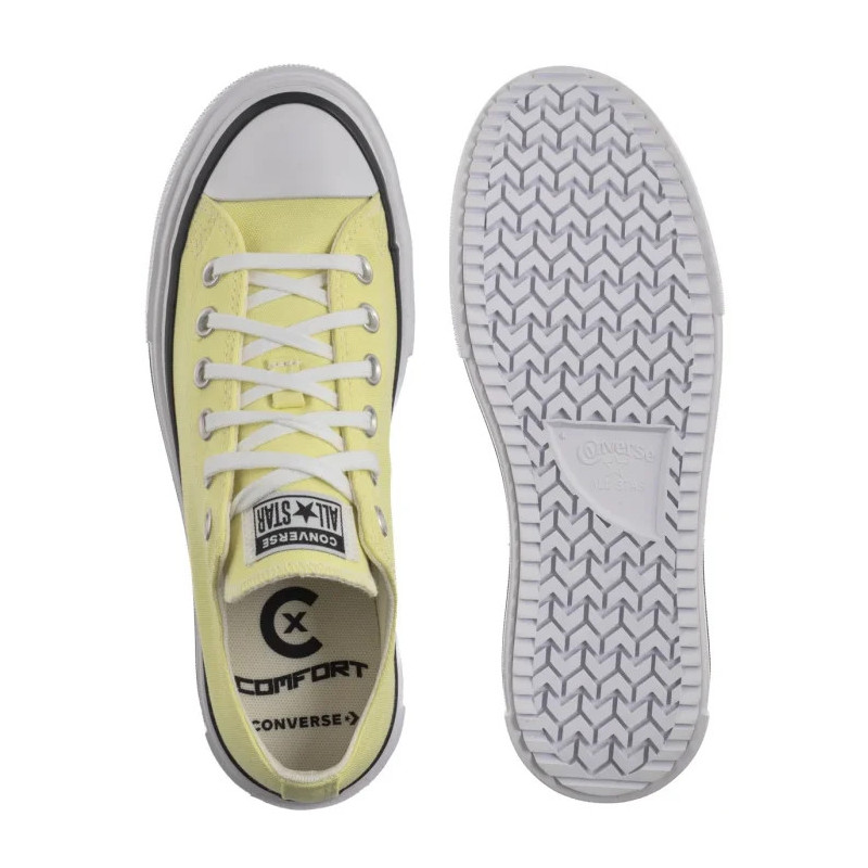 Converse CTAS Lift Double Stack Ox Lemon Slushy/White/Black A16283C (CO784-a) bateliai