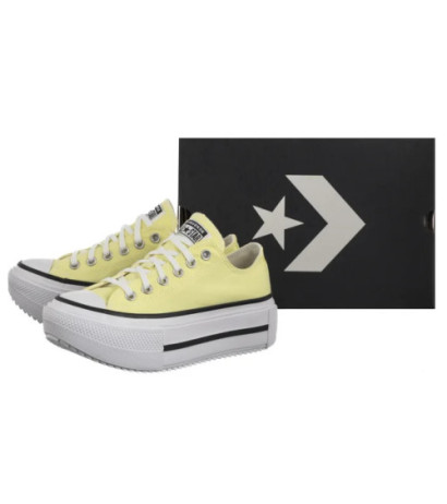 Converse CTAS Lift Double Stack Ox Lemon Slushy/White/Black A16283C (CO784-a) bateliai