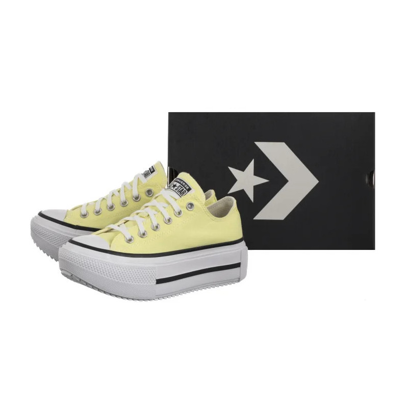 Converse CTAS Lift Double Stack Ox Lemon Slushy/White/Black A16283C (CO784-a) bateliai