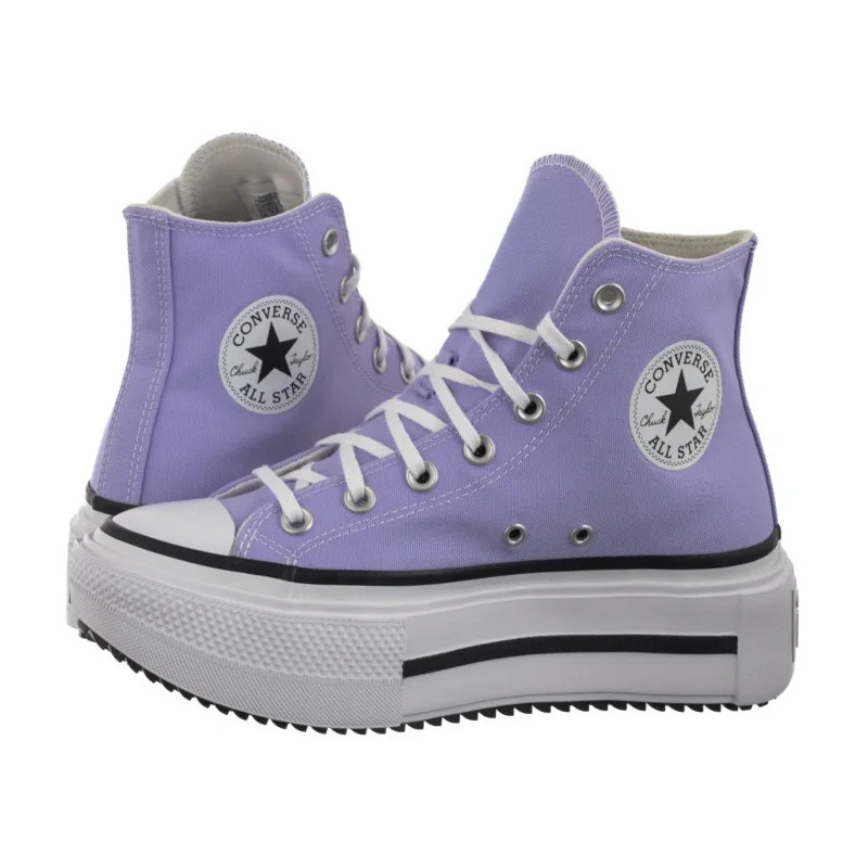 Converse CTAS Lift Double Stack Hi Violet Heat/Egret/Black A15206C (CO785-a) bateliai