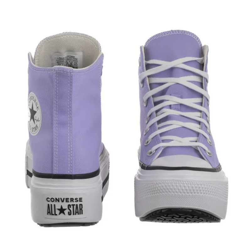 Converse CTAS Lift Double Stack Hi Violet Heat/Egret/Black A15206C (CO785-a) bateliai
