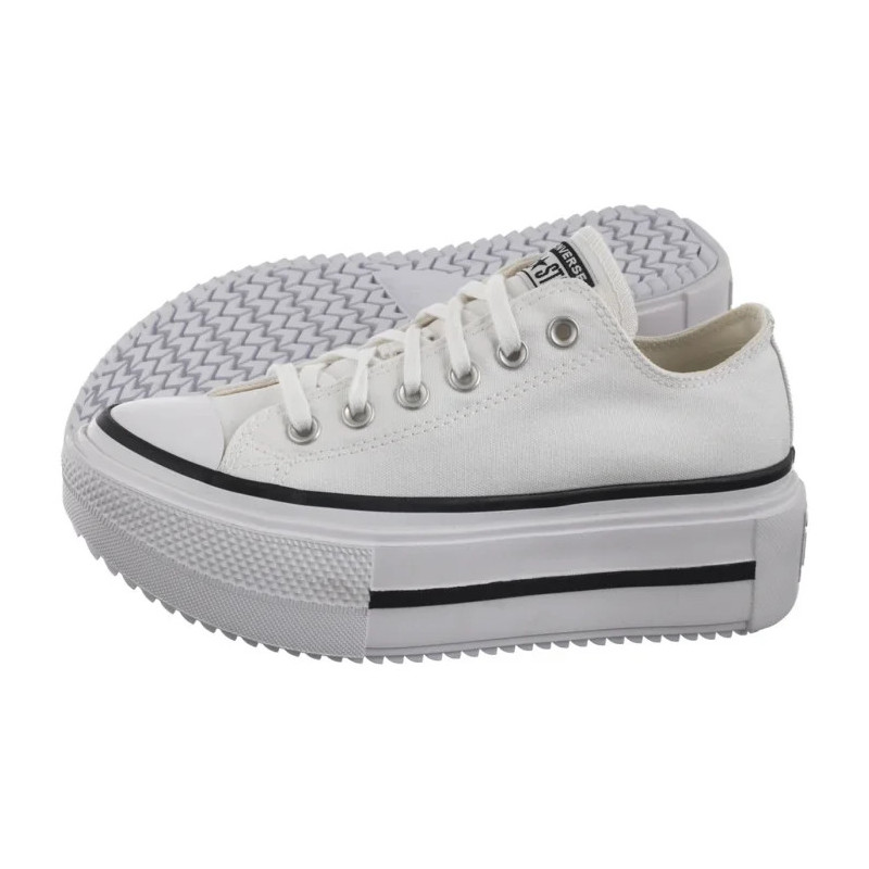 Converse CTAS Lift Double Stack Ox White/Black/White A15491C (CO784-b) bateliai