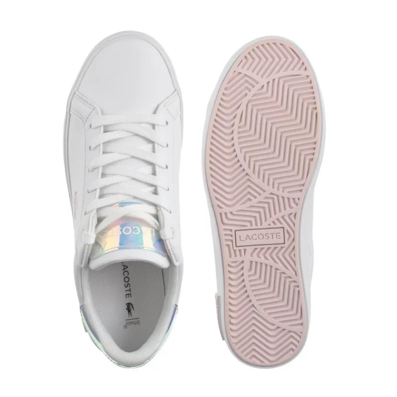 Lacoste Powercourt 124 3 Suj Wht/Lt Pink 747SUJ0013.1Y9 (LC456-a) sportiniai bateliai