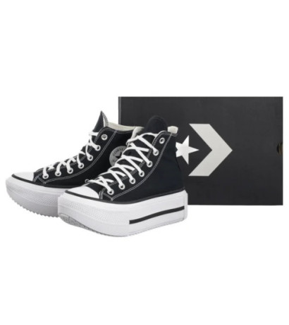 Converse CTAS Lift Double Stack Hi Black/White/Black A12975C (CO785-b) bateliai