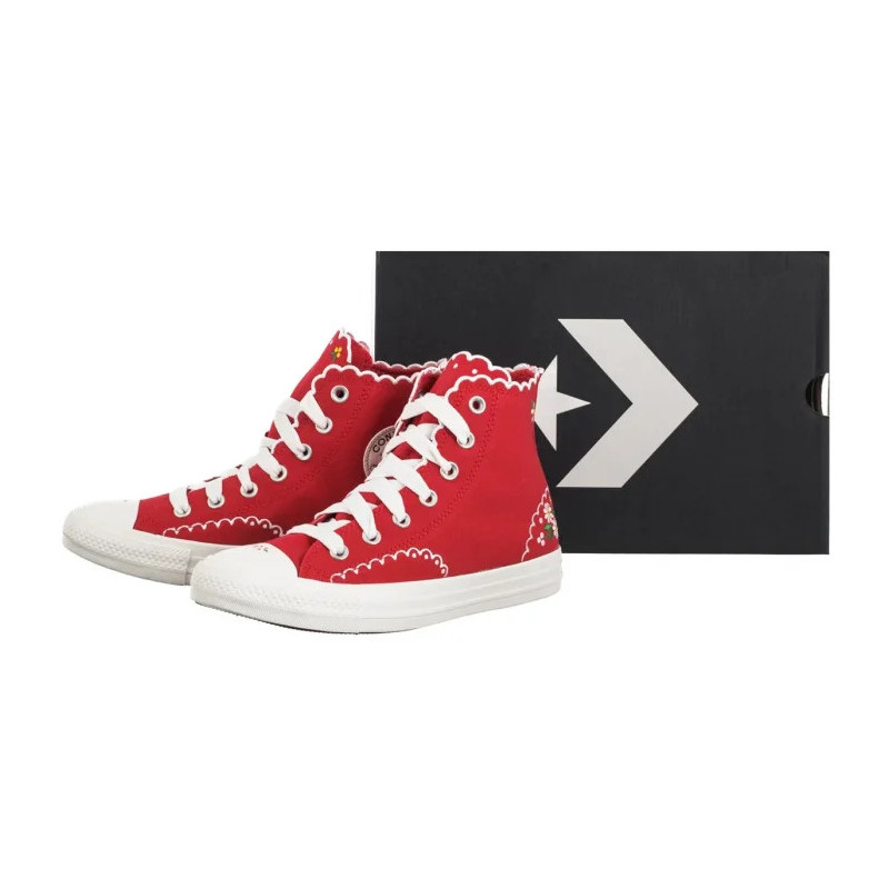 Converse CTAS Hi Red/Green/White A13518C (CO792-a) bateliai