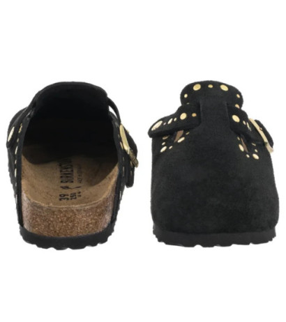 Birkenstock Boston Rivet Border Black 1030491 (BK318-a) Moteriški batai/šlepetės