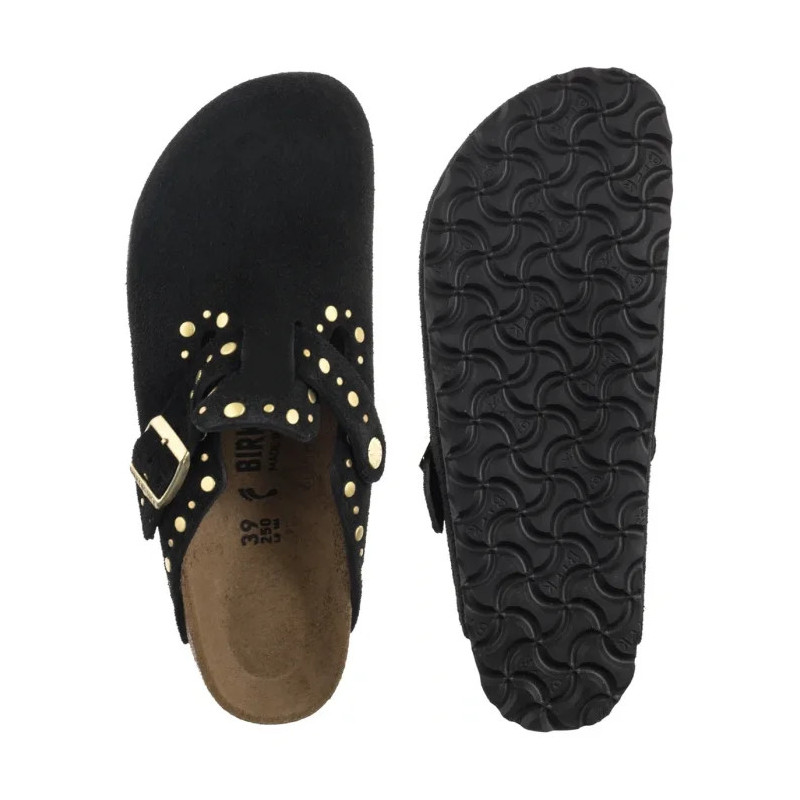 Birkenstock Boston Rivet Border Black 1030491 (BK318-a) Moteriški batai/šlepetės