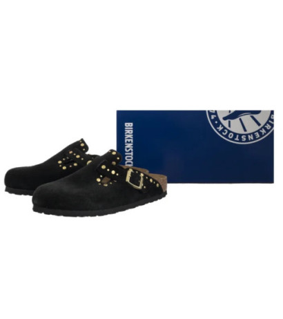Birkenstock Boston Rivet Border Black 1030491 (BK318-a) Moteriški batai/šlepetės