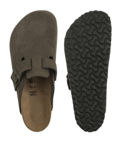 Birkenstock Boston BS Faded Khaki 1025788 (BK265-b) Moteriški batai/šlepetės