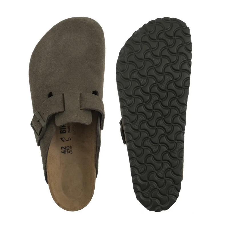 Birkenstock Boston BS Faded Khaki 1025788 (BK265-b) Moteriški batai/šlepetės