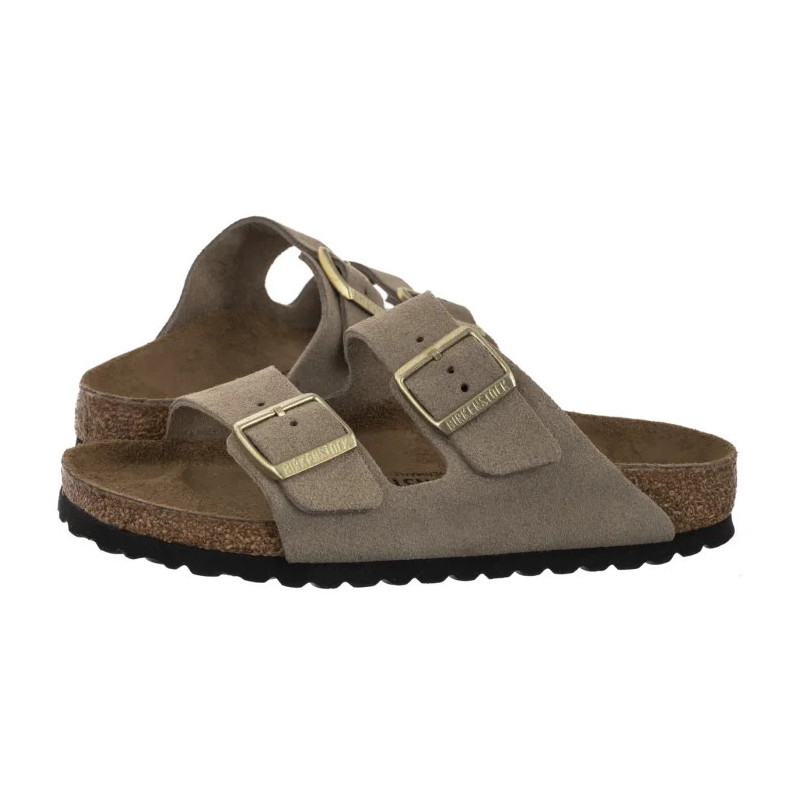 Birkenstock Arizona BS Suede Shimmering Taupe 1030269 (BK209-d) Moteriški batai/šlepetės