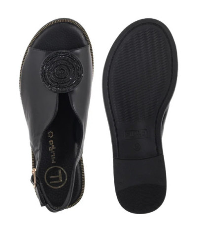 Filippo Czarne DS6229/25 BK (FO103-b) sandalai