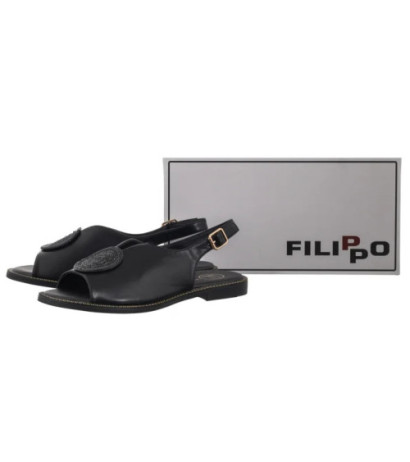 Filippo Czarne DS6229/25 BK (FO103-b) sandalai