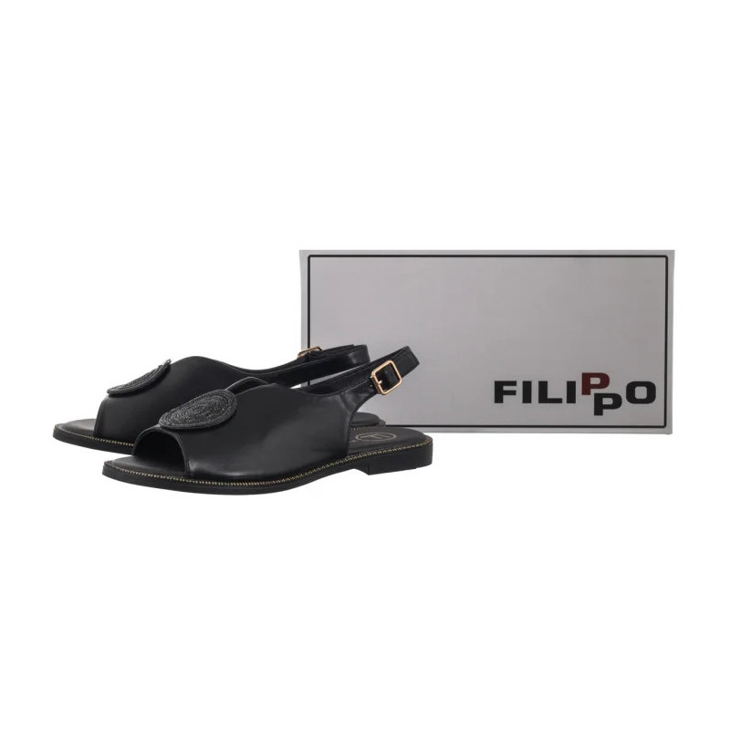 Filippo Czarne DS6229/25 BK (FO103-b) sandalai