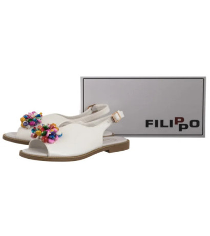 Filippo Białe DS6230/25 WH (FO104-b) sandalai