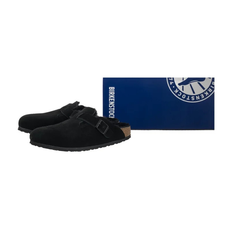 Birkenstock Boston VL/Shearling Black 0259883 (BK266-c) Moteriški batai/šlepetės