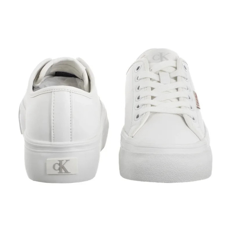 Calvin Klein Vulc Flatform Lth Bright White YW0YW01886 YAF (CK679-a) sportiniai bateliai