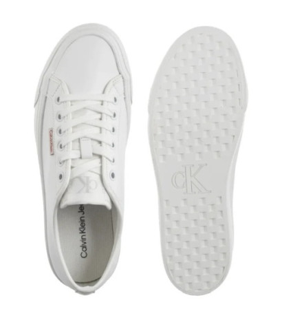 Calvin Klein Vulc Flatform Lth Bright White YW0YW01886 YAF (CK679-a) sportiniai bateliai