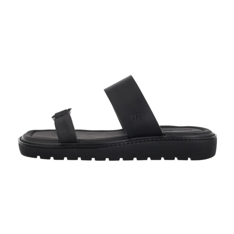Calvin Klein Rope Sandal Soft Lth Mg Ck Black YW0YW01864 BEH (CK681-a) Moteriški batai/šlepetės