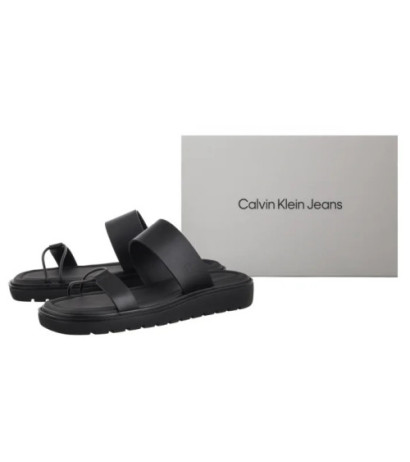 Calvin Klein Rope Sandal Soft Lth Mg Ck Black YW0YW01864 BEH (CK681-a) Moteriški batai/šlepetės